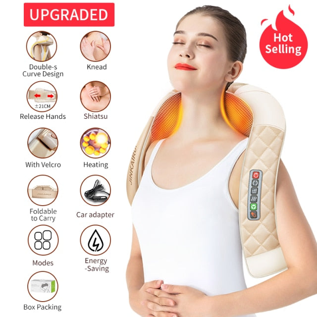 U Shape Electrical Back, Neck & Shoulder Massager