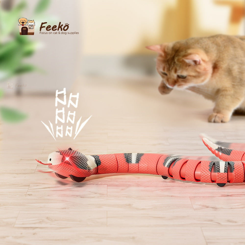 Smart Sensing Snake Cat Toy