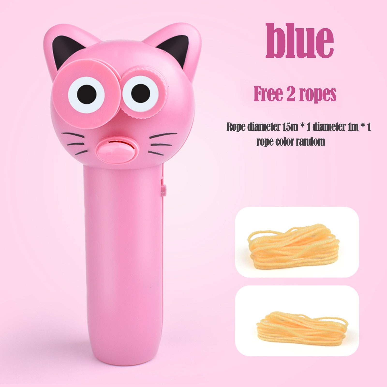 Rope Launcher Propeller Toy For Cat